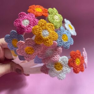 Arco Floral Crochê - Tamanho Único