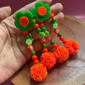 Xuxinha Terere - Flor verde Neon