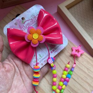 Laço Teodora Terere - Flor Miolo Amarelo