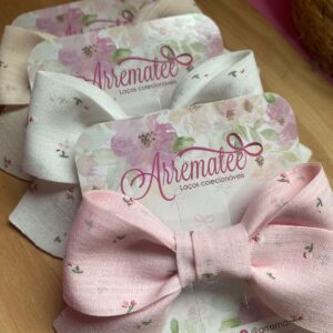 Laço Linho - Modelo Maria Amélia